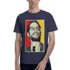 Malcolm X Wide Brown 100 Cotton Casual Breathable Confortable T Shirt Mens Clothing Brands Men TShirt