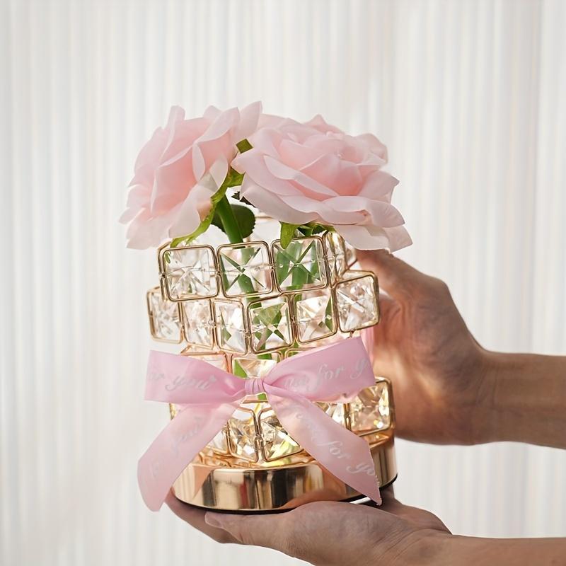 

Rose Rubik s Cube Atmosphere Table Lamp Night Light Send Girls Girlfriend Birthday Qixi Festival Valentine s Day Gift Advanced Ornament