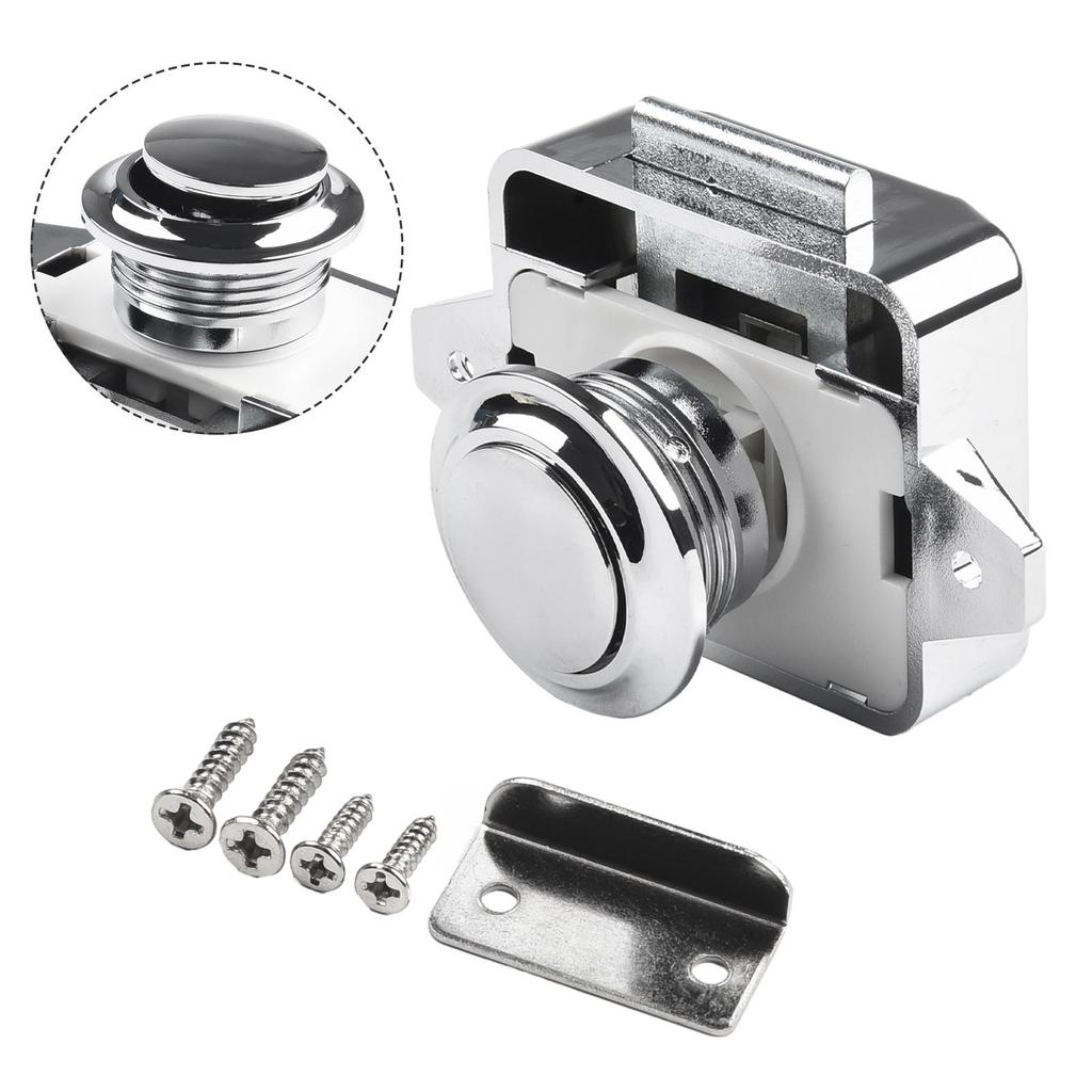 Button Catch Lock Screws Boat Button Cabinet Camper