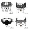 Dark Gothic Lolita Chocker Neckchain Collar with Gift Box