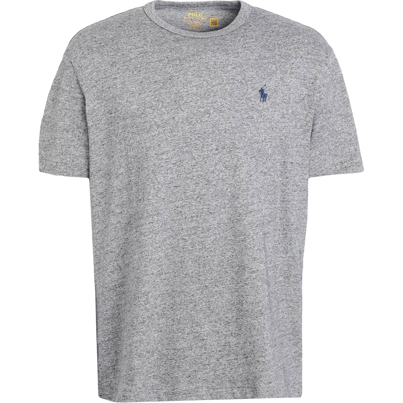 

Polo Ralph Lauren Футболка мужская с коротким рукавом и круглым вырезом из плотного материала с вышивкой логотипа темно-серая 710811284-017 XL