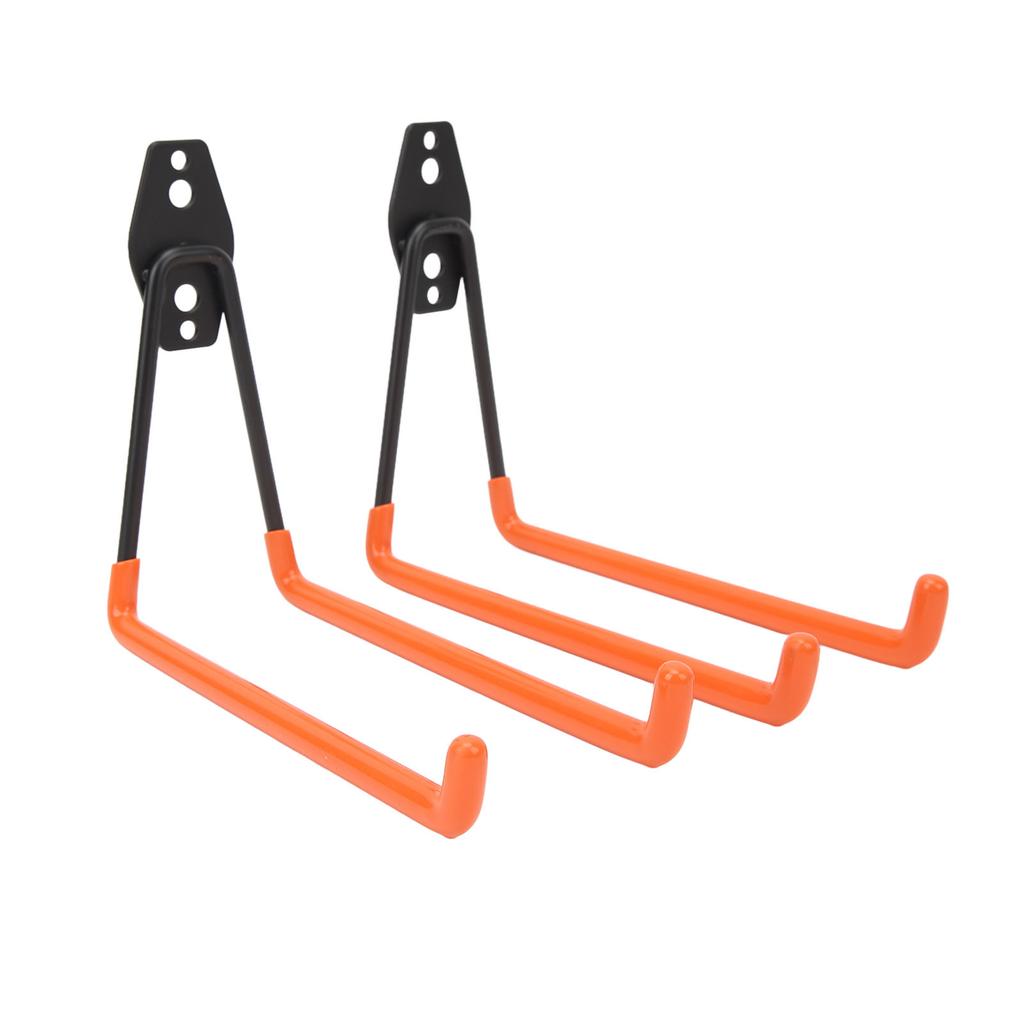 Garage Storage Hooks Orange Yellow Wall Type Metal Heavy Duty Garage Storage Hooks Shovels Brooms