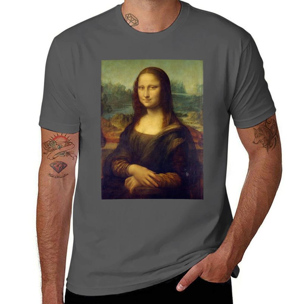Leonardo Da Vinci Mona Lisa (1506) Tshirt Unisex T Shirt Cotton T Shirt For Unisex Tshirt