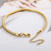 Kalen 3mm Snake Chain Bracelets Men's Women's Rock Cool Boys Girls Round Link Jewelry Fashion Trend Gold Color Accessories Gift