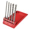 SDS Plus Concrete Drill Bits 5-12 Mm, Set of 5