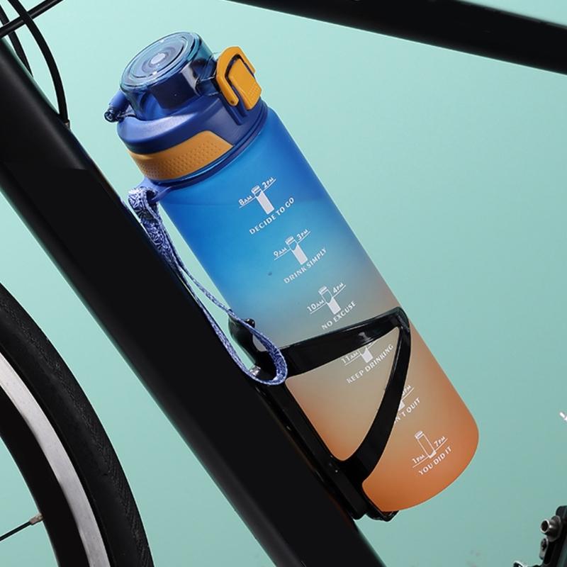 Cycling Gradients Water Bottles Large Capacity Fashion Sports Water Bottles for Gym and Outdoor Activity