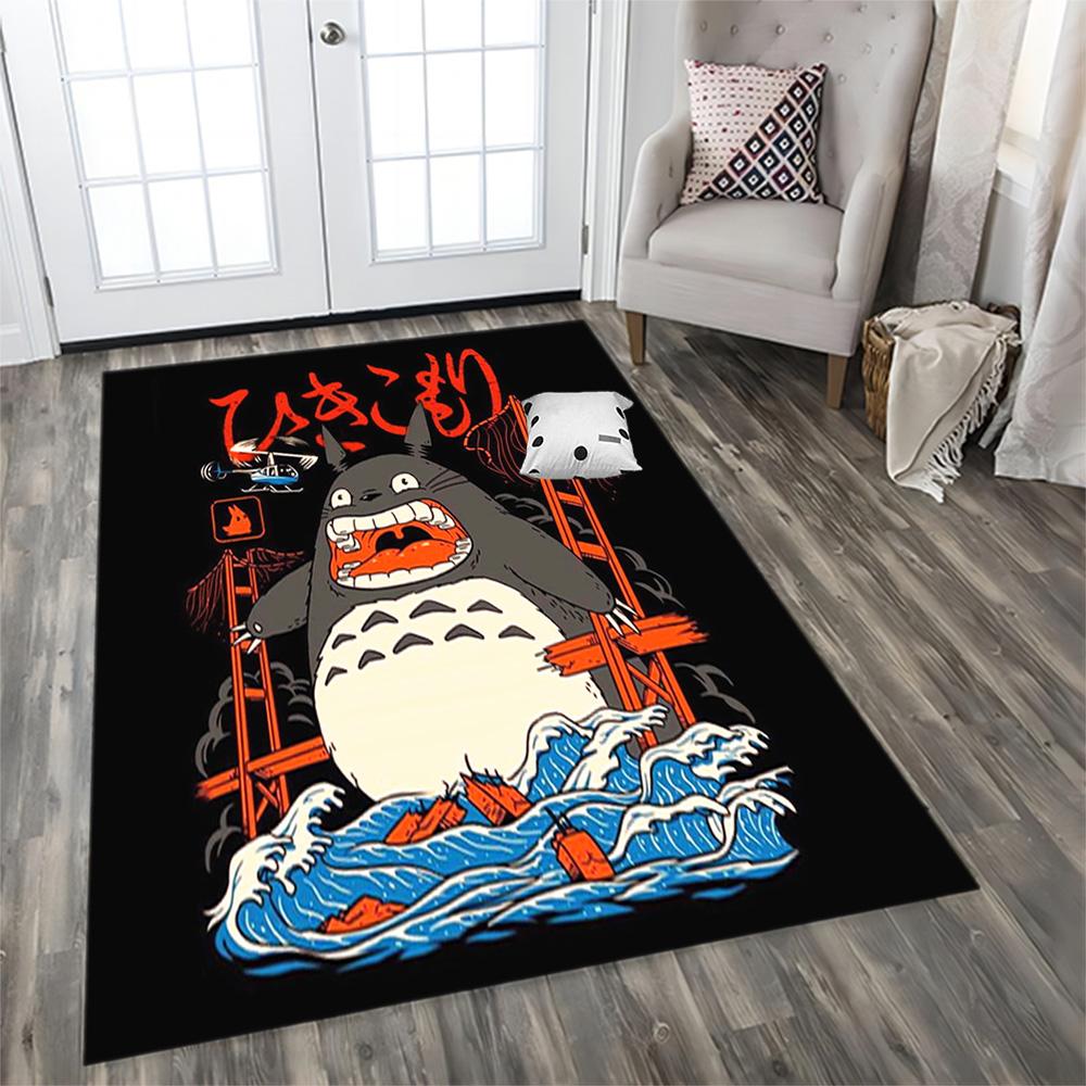 My Neighbor Totoro Fantasy for Living Room Rug, Bedroom, Study Room, Hallway Decoration, Perfect for Home Decoration or Holiday Gifts