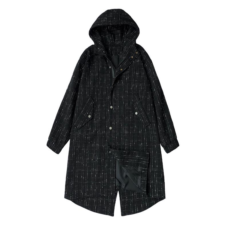 ROMON Trench da uomo casual da lavoro di media lunghezza