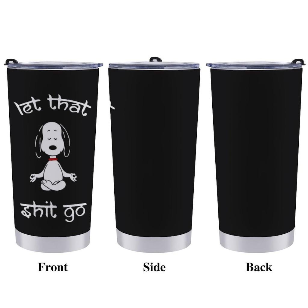 Snoopy Coffee Hot Stainless with Direct Perfect for or as a Character 600ml Large Thermos Thermos Mug Tumbler, Cup, Insulated, & Cold, Steel, Lid,