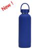 Double-Layer Stainless Steel Vacuum Insulated Travel Mug With Carrying Handle - 500ml Portable Outdoor Water Bottle