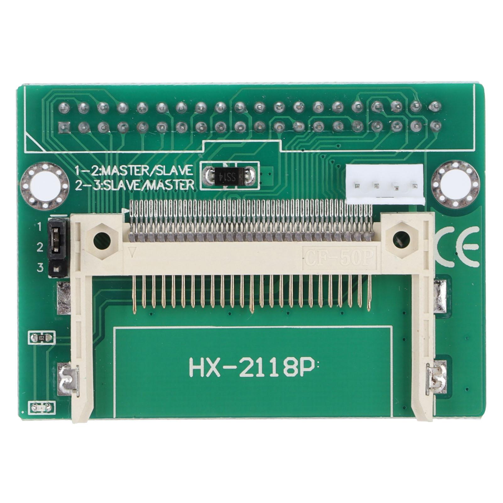 

3.5in Riser Card IDE Female to CF Durable Easy Installation CF to 40pin Adapter Card 5.0V3.3V