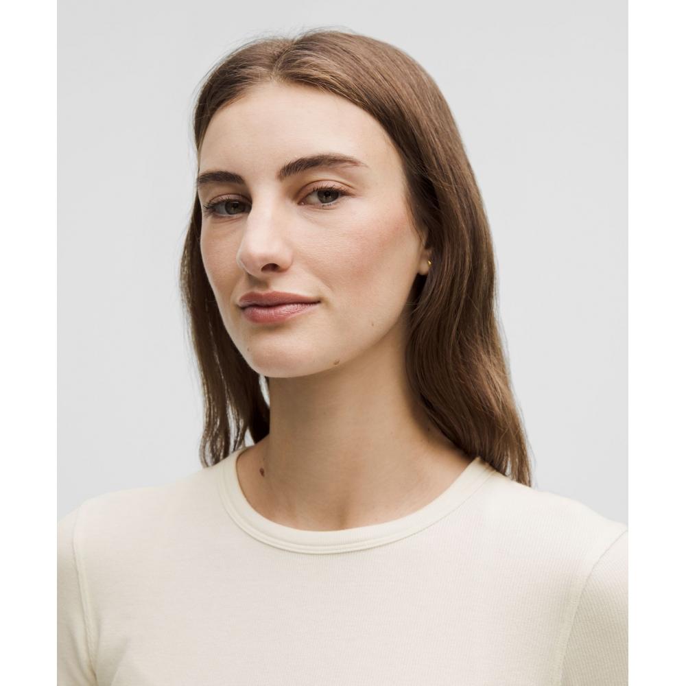 Lululemon Hold Tight Long Sleeve Shirt Light Ivory