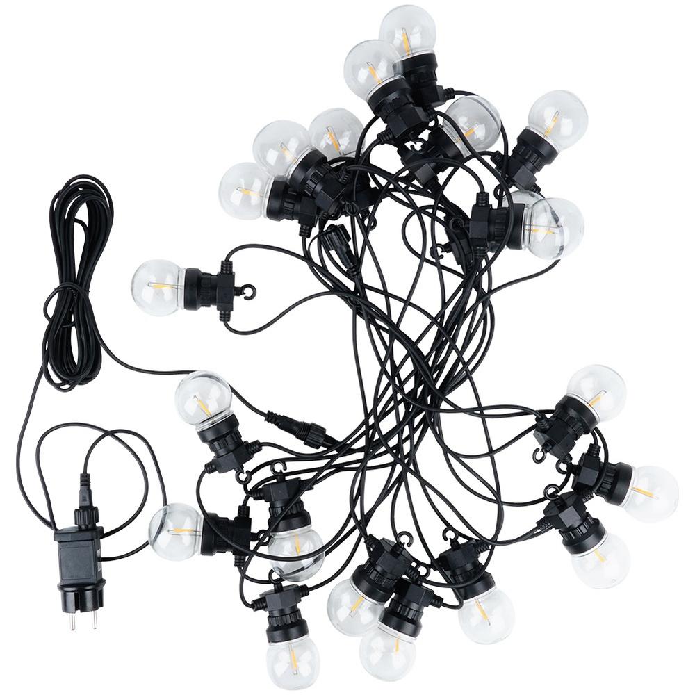 Garden Outdoor String Lights Garland 20X Bulb Light Chain