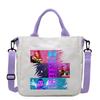 KPop Demon Hunters Shoulder Bag Kawaii Cartoon Handbag Large Capacity Crossbody Fashion Portable Canvas Storage Bags Gift Kid Friendly Entertaining