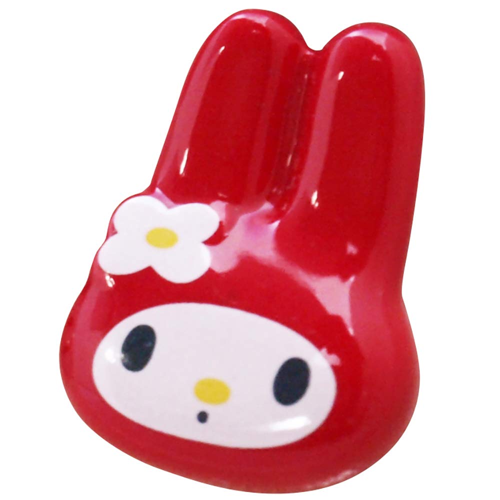 Sanrio Face Chopstick 4 x 3 Made in 501512 "My Melody" Rest, Approx. cm, Japan,