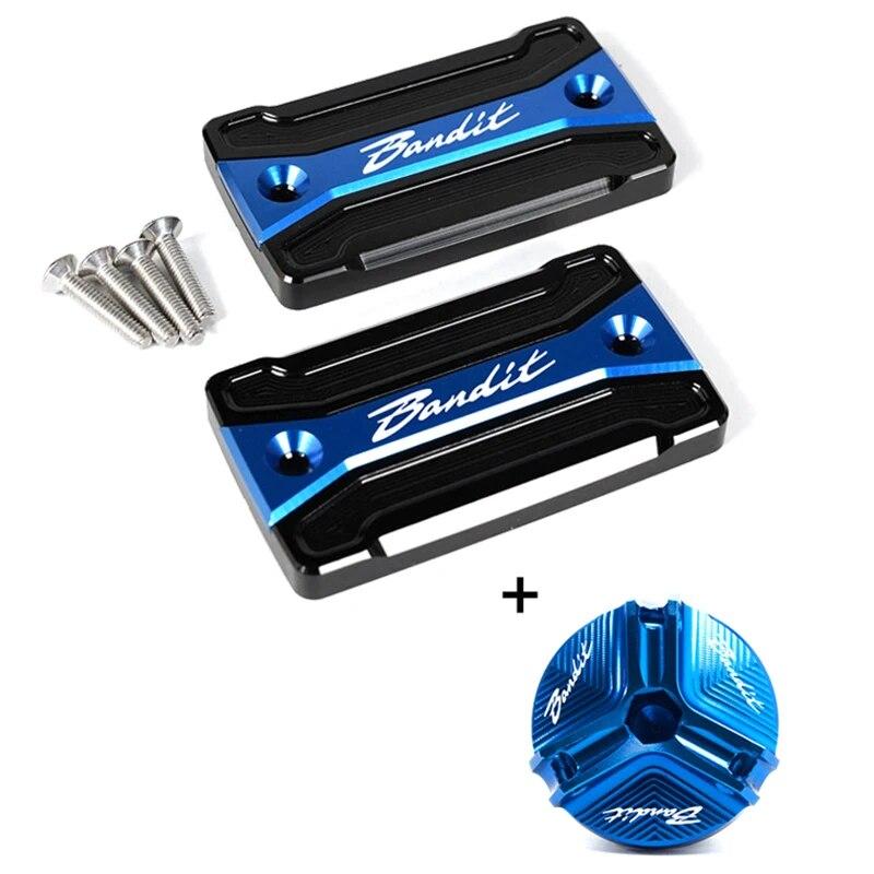 For SUZUKI BANDIT 650 GSF S650 Bandit 1250 S 1200/1200S Accessories Motorcycle Brake Fluid Reservoir Cover Engine Oil Filler Cap