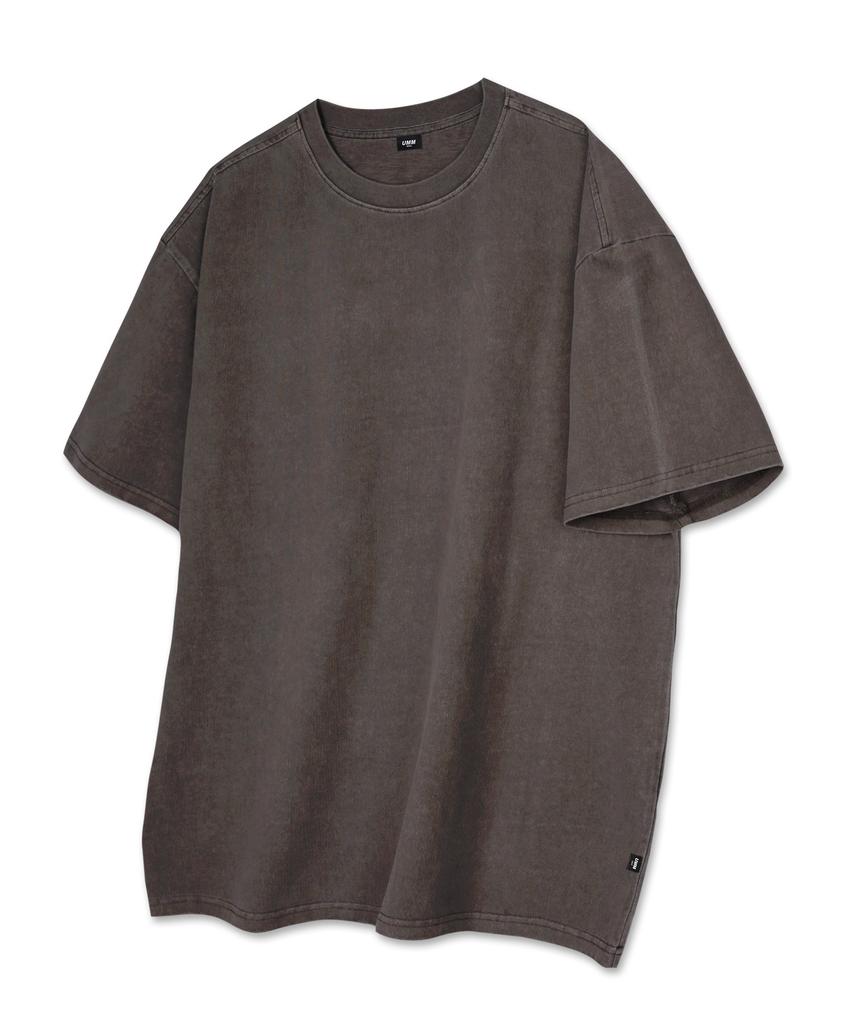 UMM Oversized Plain Pigment Short Sleeve T-Shirt 5 Colors