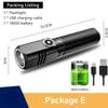 Super Bright Mini Portable Flashlight USB Rechargeable Mini Flashlight 3000lm Powerful Torch Can Be Closed with One Click Ultra Bright Long-range