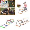 Multifunktionell Fjärils Agilitetsstege Färgglatt Hoppnät Utrustning För Barnträning