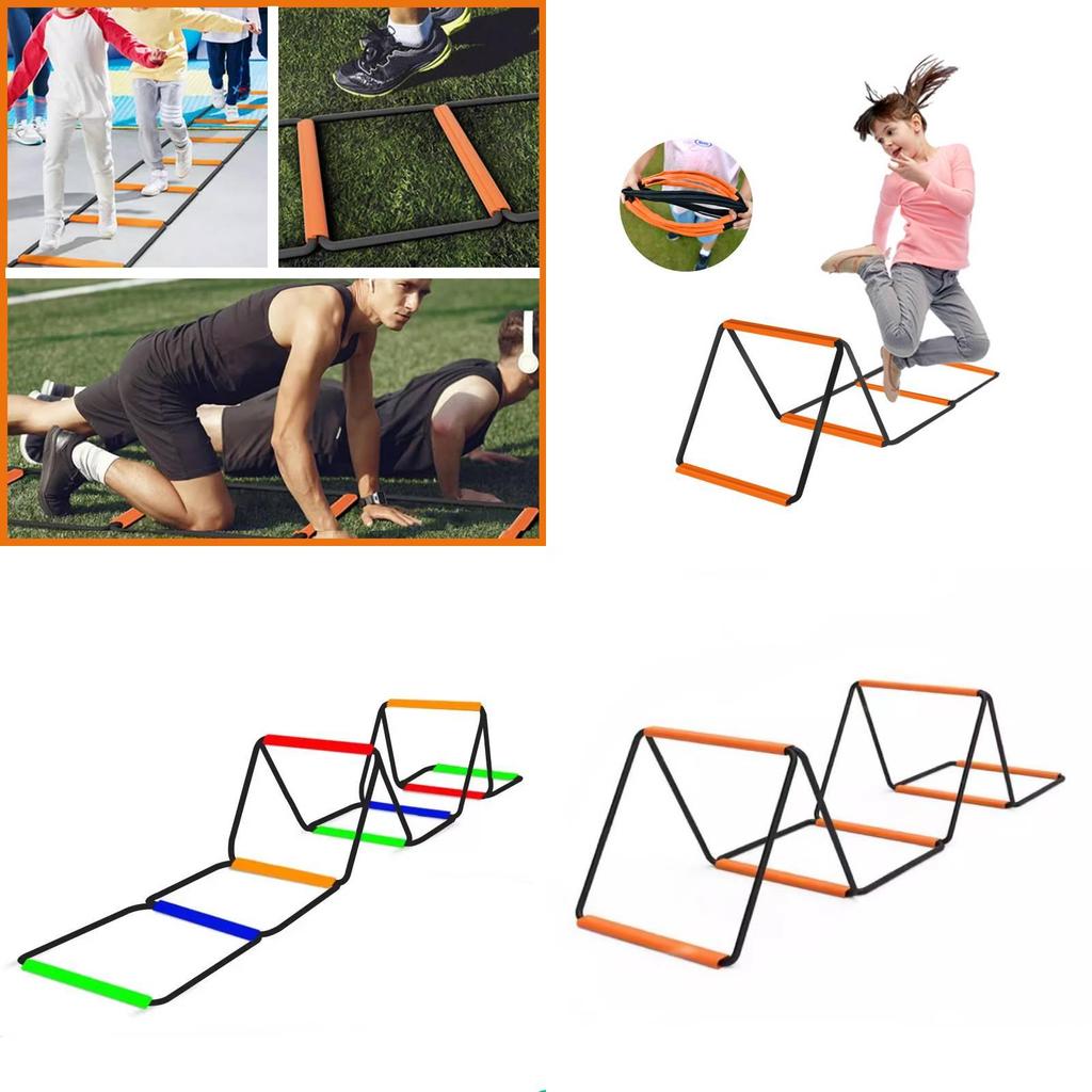Multifunktionell Fjärils Agilitetsstege Färgglatt Hoppnät Utrustning För Barnträning