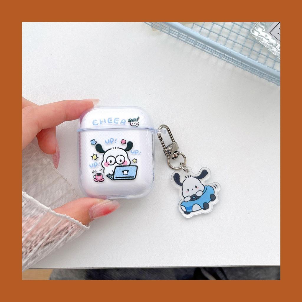 Cartoon AirPods1/1st generation Apple earphone case Pro1st generation Bluetooth earphone case Transparent earphone case Soft