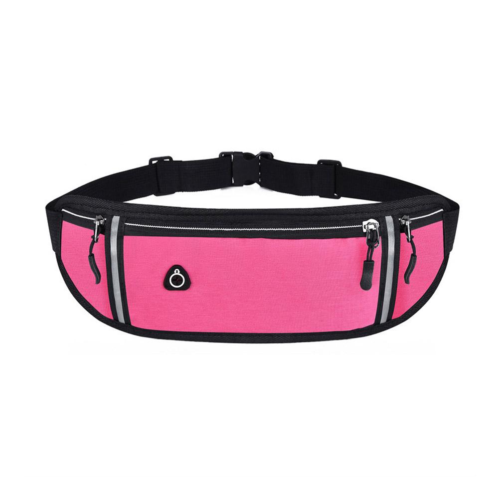 

Біговий пояс і вузька поясна сумка для чоловіків і жінок, спортивний, для тренувань, вправ, фітнесу, тримач для грошей, телефону, пояс, дорожня, для бігу, поясна сумка рожевий