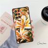 Colorful Flower Lily phone case For Samsung Galaxy S24 S25 S23 S22 Ultra Note 10 20 Plus S20 S21 FE Cover