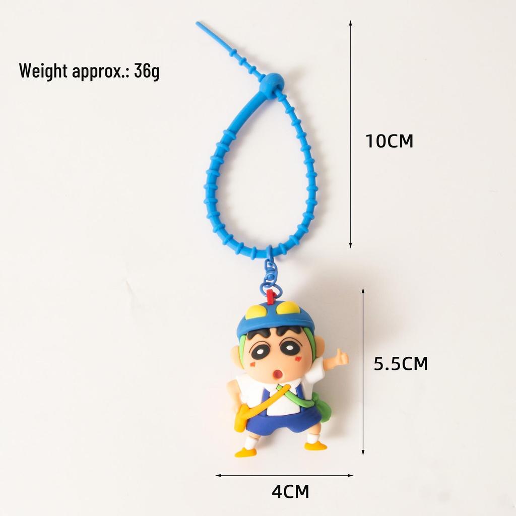 Crayon Shin-chan Cartoon Keychain: Couple Backpack Pendant & Small Gift