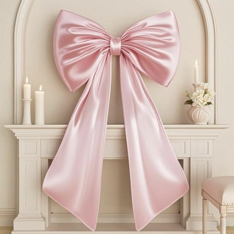 Grande Fiocco Grande Fiocco Coquette per Sfondo Matrimonio Festa di Compleanno Decorazione Parete Stanza Gigante Nodo di Nastro Appeso Regalo Decorazione Murale Coquette
