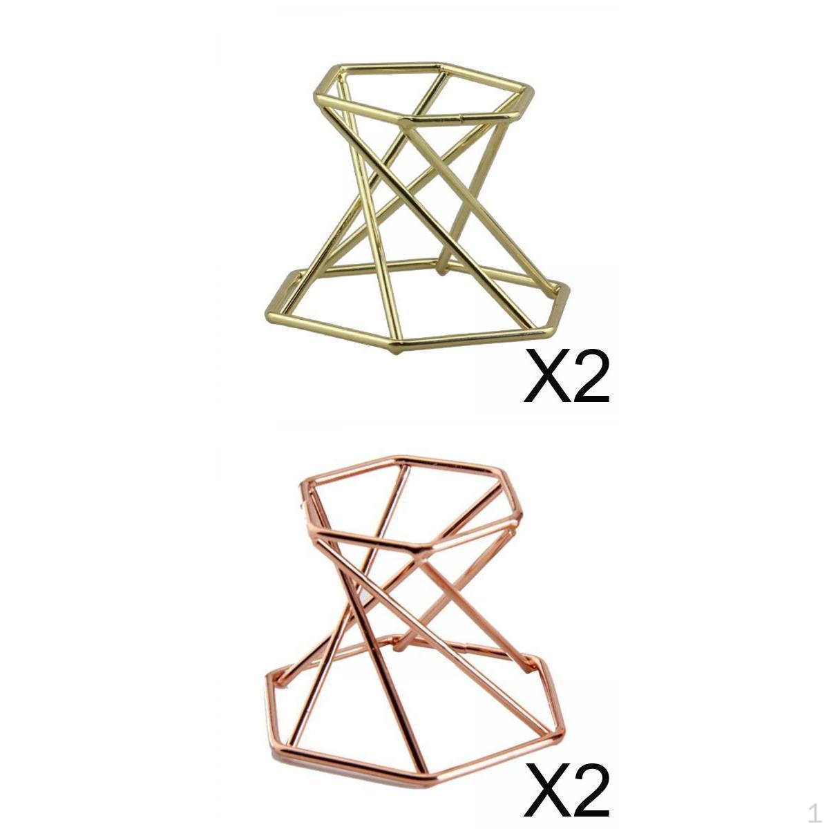 

4 шт. Шаровая подставка для минерального драгоценного камня Geode Gold