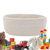 Cotton Rope Basket Cute Woven Rope Basket Home Organizer For Desktop Laundry Dresser Pantry Entryway Table Bedroom Bathroom Sofa
