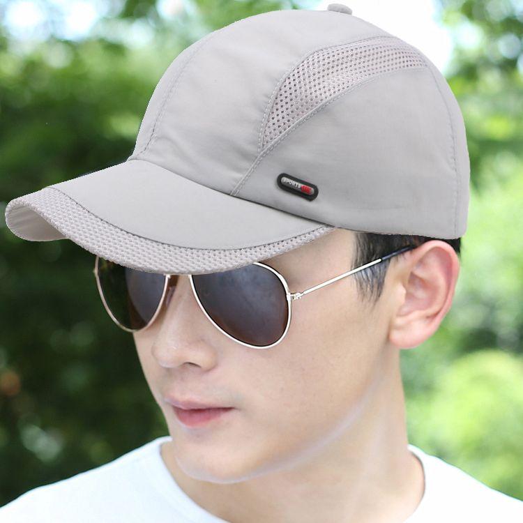 Baseballkappe für Herren Atmungsaktiver Sonnenhut für Frühling und Sommer Schnelltrocknende Mesh-Kappe Outdoor-Sportkappe Sonnenhut für Damen