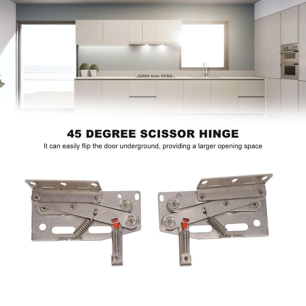 2pcs Practical Tip Out Tray Hinge Easy Install Flip Door Hinge Cabinet Hinge Bathroom Cabinet