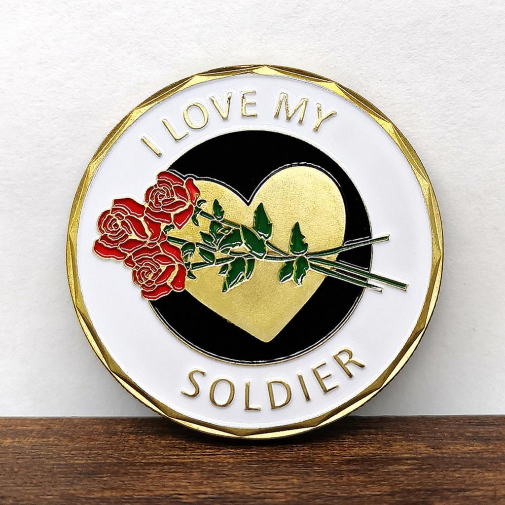 

1pc Rose Gold Plated Badge Crafts