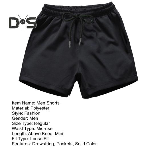 Ανδρικό σορτς για τρέξιμο ελαστικό κοντό παντελόνι γυμναστικής με κορδόνι μέσης μονόχρωμο παντελόνι για εξωτερικούς χώρους