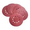 DE Warehouse 24H Shipping Free Delivery 50pcs Durable 225mm Aluminum Oxide Sanding Discs 60-180 Grit with 10-Hole Abrasive Tools