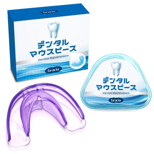 

Grocia Dental Mouthpiece with Instruction Manual, 1 Piece, G-008 (Clear Purple)