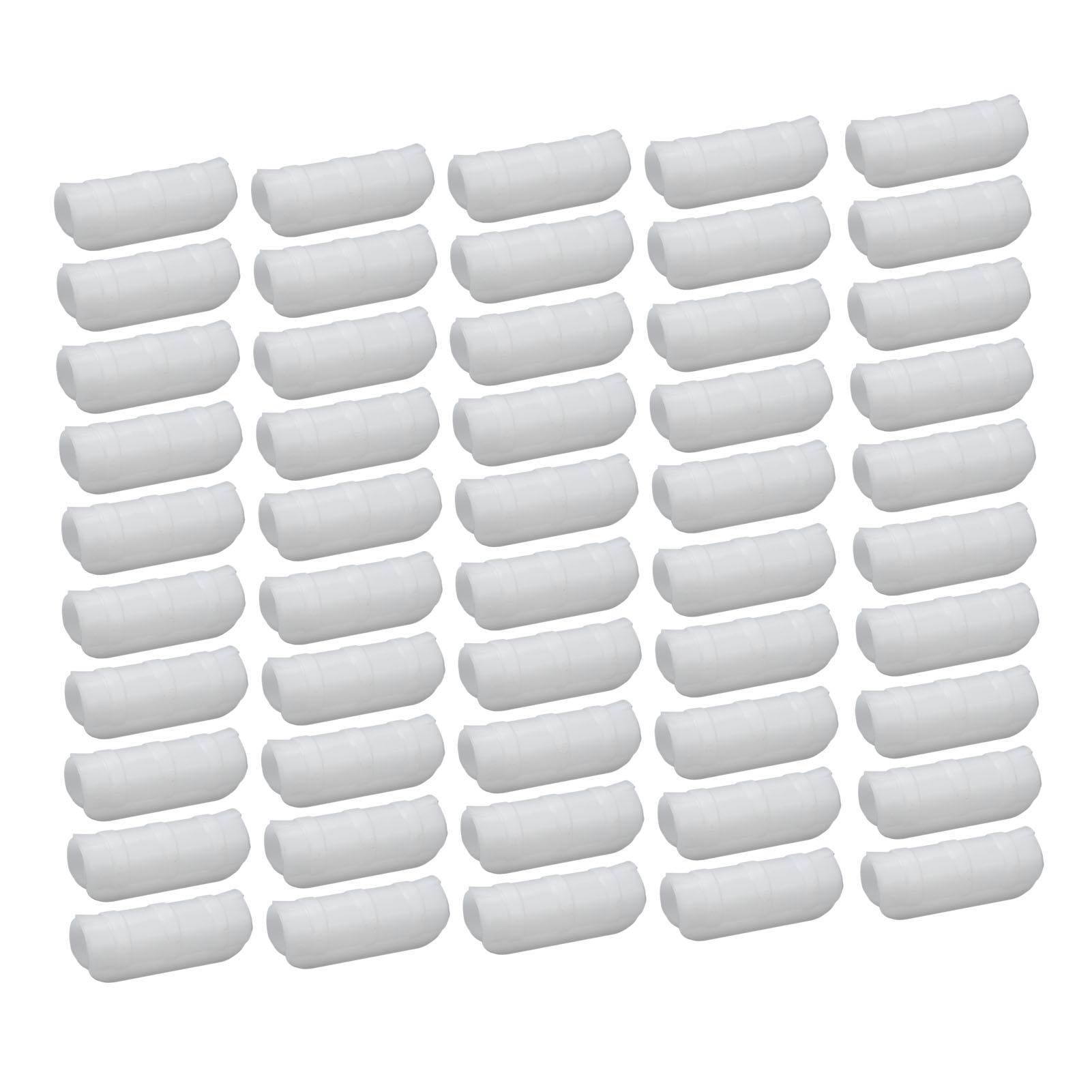 

50 ШТ 10 см Кліпса для плівки теплиці Термостійка Кліпса для труби Садівнича Рамка Кліпса для труби для Саду Біла білий