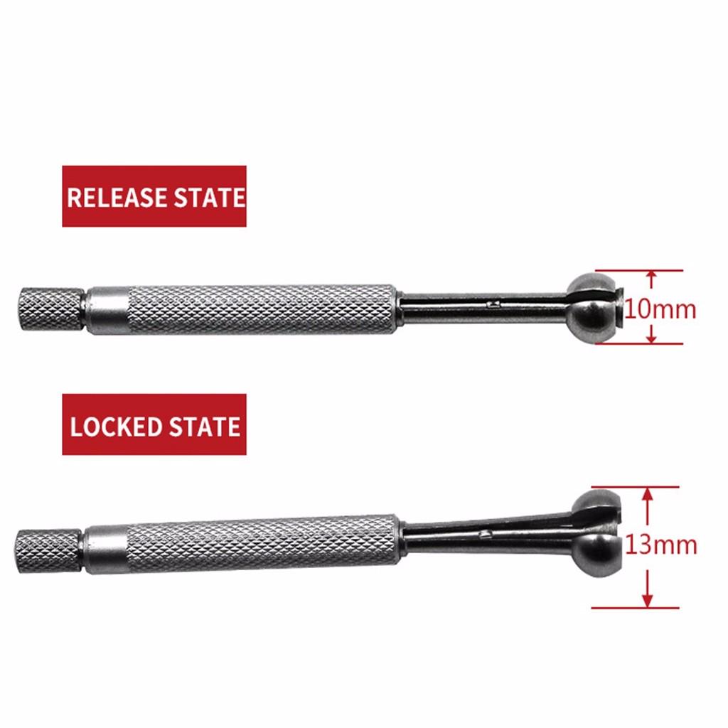 4Pcs Telescopic Small Hole Bore Gauge Set Full Ball Type 3~13mm Adjustable New 4Pcs Telescopic Small Hole Bore Gauge Set Full Ball Type 3~13mm Adjustable New
