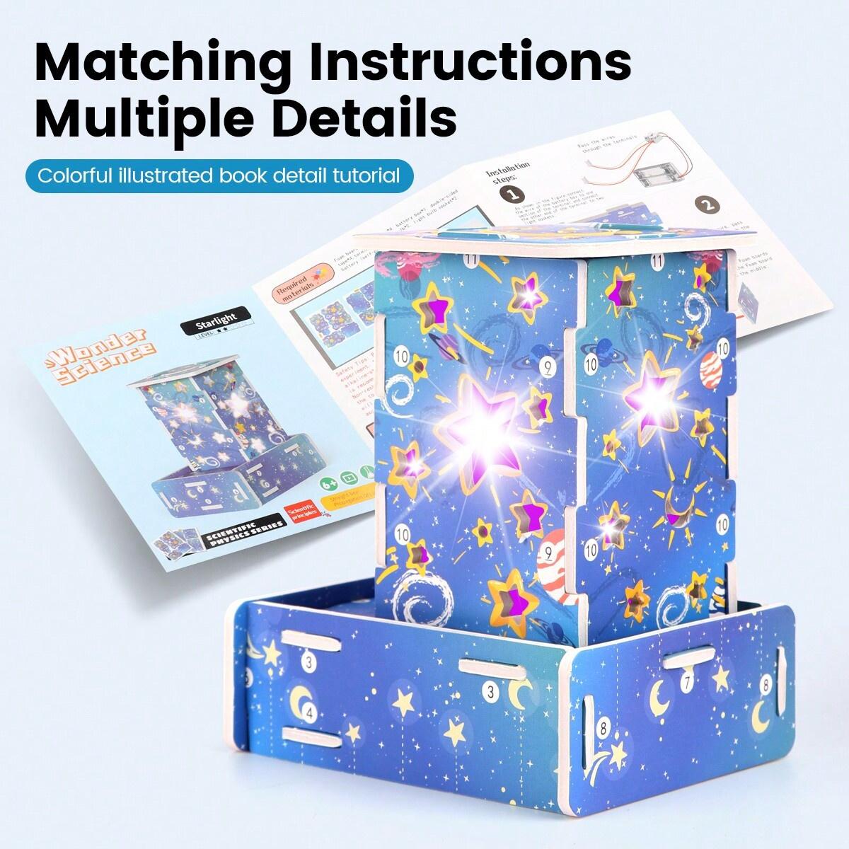 

Scientific DO IT YOURSELF Puzzles 3D No Glue Self Build InteractiveToy Learning Science Project featuring 3D Puzzle ideal for Children