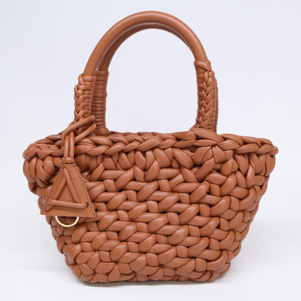 Alanui Crochet Handbag BrownUsed