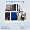 83 Piece Professional Drawing Pencils and Sketch Art Supplies Includes Colored Pencil Sketch Charcoal Pastel Pencil
