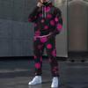 Christmas 3D Print Autumn Hoodies Pants Set Men's Sweatshirts Sweatpants Street Sportwear Two Piece Suits Tracksuit Man Clothing