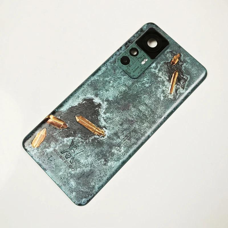 MI 12T A+ Back Glass Cover Door For Xiaomi 12T Pro 5G Replacement Battery, Rear Housing Cover Mi12T With Camera Lens