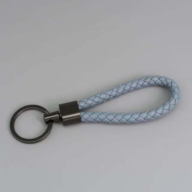 PU Woven Key Ring, Gift Leather Keychain, Leather Rope Key Chain, Multifunctional Car Key Accessories, Car Accessories
