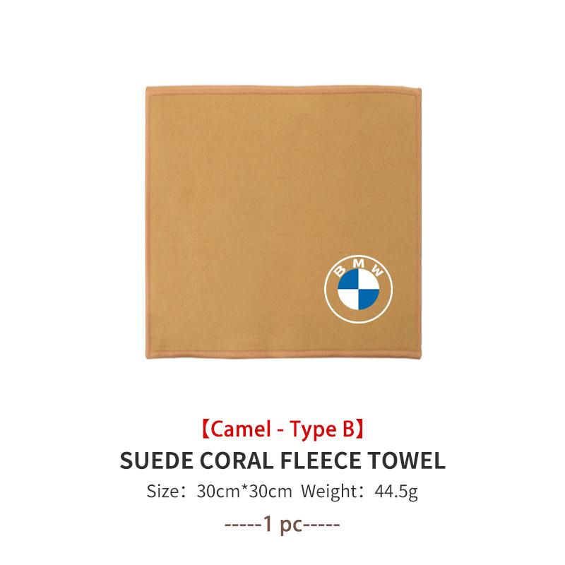 Coral Car Wash Cloth Microfiber Towel Car Cleaning Drying Cloth For BMW M Performance Alpina M3 M5 M6 X1 X3 X4 X5 G20