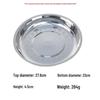RuHan 304 Stainless Steel Round Plate