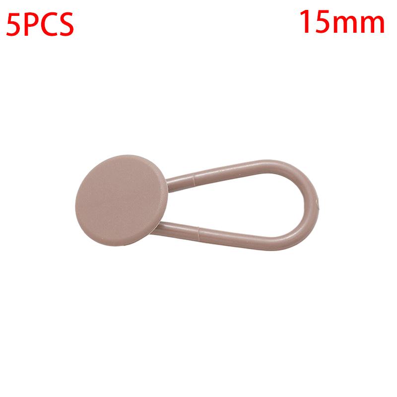 5Pcs 15Mm/18Mm Pants Extender Buttons Flexible Waist Extenders For Black Jeans Pants Pregnancy Trousers Lengthen Rubber Button