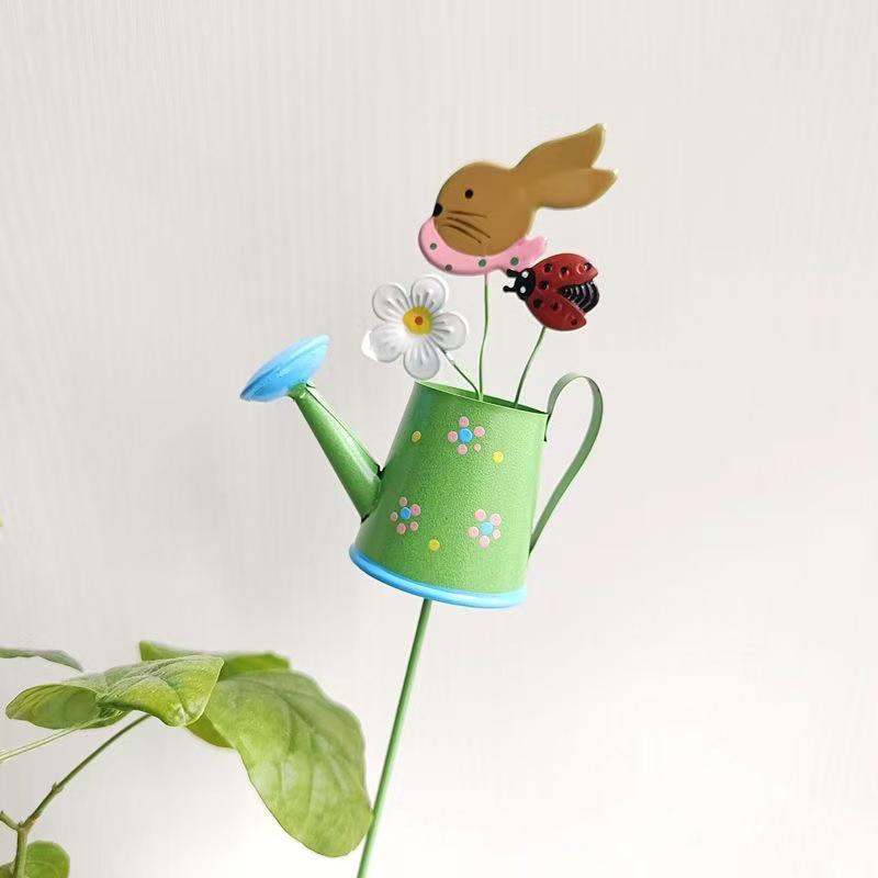 Saksı Bahçe Kazığı Süslemeleri İç Mekan Dış Mekan Çim Yol Çim Süsü Dış Mekan Bahçe Dekorasyonu