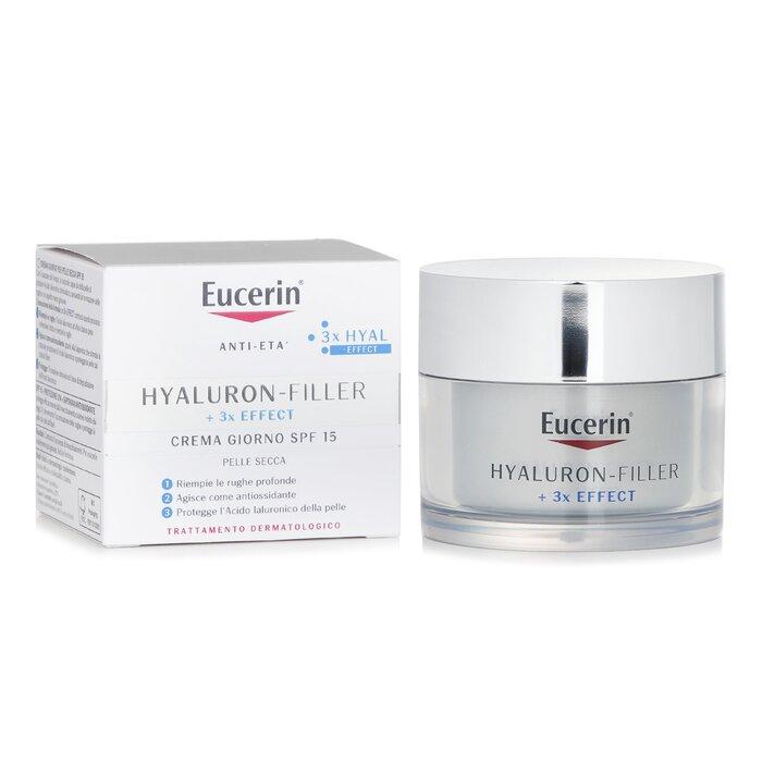 Eucerin Hyaluronsäure-Filler + 3-fach-Effekt Tagescreme LSF15 (für trockene Haut)